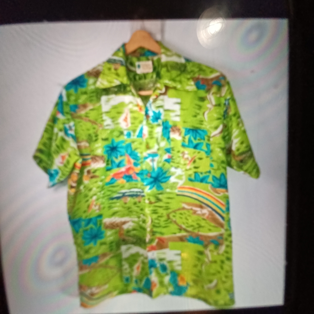 Vtg. Waikiki Holiday  Hawaiian shirt Large/ XL